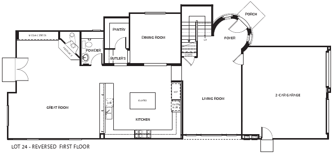 Lot 24 1st Floor Plan