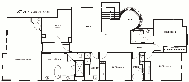 Lot 24 2nd Floor Plan