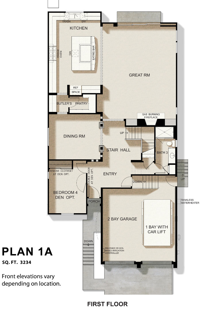 1st level floor plan