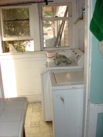 Laundry Area Before