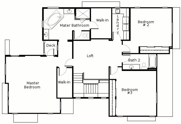 Lot 1 2nd Floor Plan