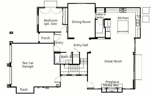 Lot 1 1st Floor Plan
