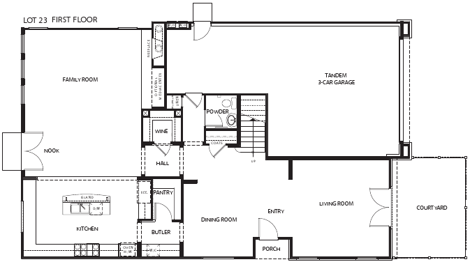 Lot 23 1st Floor Plan